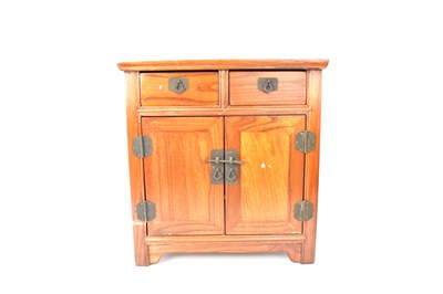 Lot 3 - Three small Chinese cabinets comprising one in...