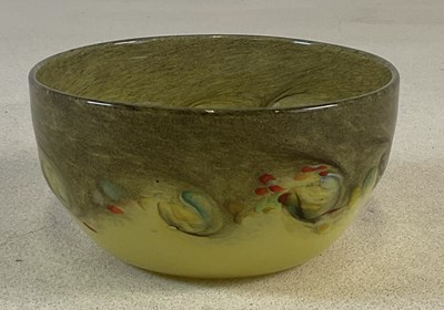 Lot 222 - YSART STRATHEARN; an art glass bowl with...