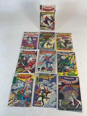 Lot 258 - MARVEL THE AMAZING SPIDER-MAN COMICS; a...