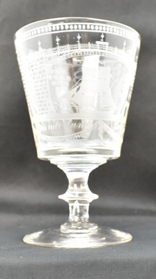 Lot 219 - An early 19th century engraved Sunderland...