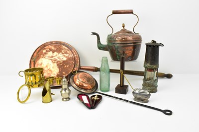 Lot 240 - Various collectibles including a miner's...