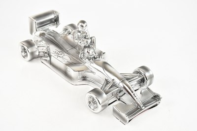 Lot 1507 - NIGEL MANSELL; a signed 1:12 scale model of...