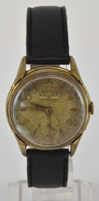 Lot 652 - ALIDO; a vintage gentleman's stainless steel...