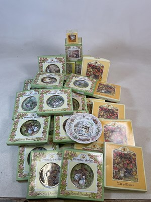 Lot 392 - ROYAL DOULTON; a collection of 'Brambly Hedge'...