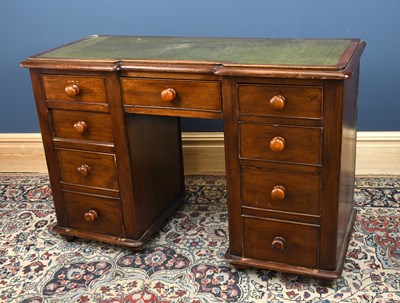 Lot 2775 - A Victorian mahogany inverted breakfront...