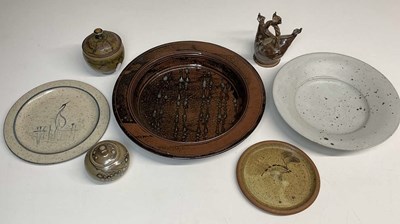 Lot 434 - PETER ARNOLD; a charger and small...