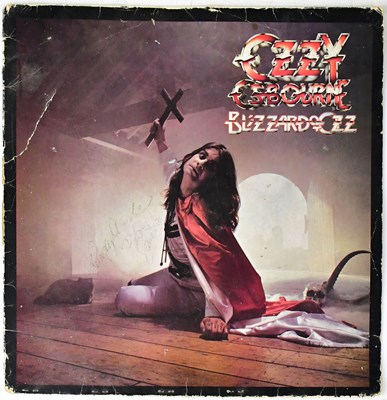 Lot 309 - OZZY OSBOURNE; a vacant LP cover for 'Blizzard...