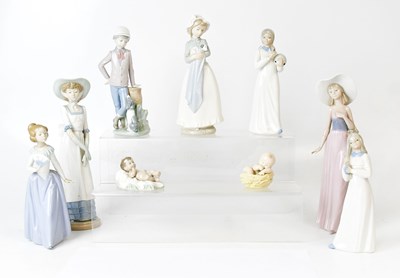 Lot 102 - NAO; five figures of young women, height of...