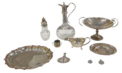 Lot 420 - A small quantity of silver plated items...