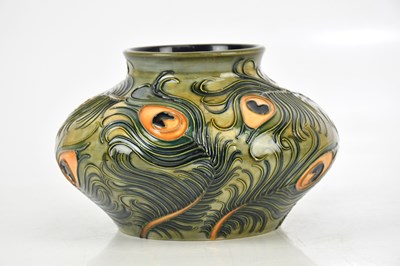 Lot 73 - RACHEL BISHOP FOR MOORCROFT; a squat vase,...