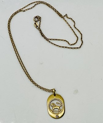 Lot 833 - An 18ct yellow gold chain, length 49cm,...