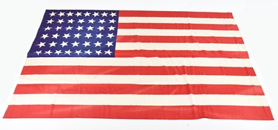 Lot 1293 - A late 19th century forty-four star silk...