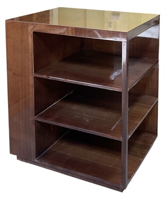 Lot 27 - A modern contemporary veneered rectangular...