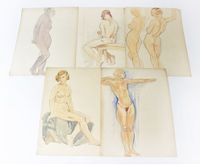Lot 692 - EDWARD CARTER PRESTON (1886-1965); five pen...