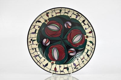 Lot 130 - RACHEL BISHOP FOR MOORCROFT; a large footed...