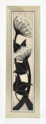 Lot 1573 - VICKY LOVATT FOR MOORCROFT; a rectangular wall...