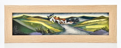 Lot 1558 - KERRY GOODWIN FOR MOORCROFT; a rectangular...
