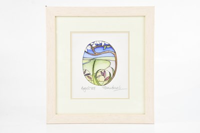 Lot 1594 - EMMA BOSSONS FOR MOORCROFT; watercolour,...