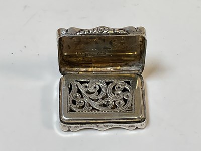 Lot 459 - DAVID PETTIFER; an early Victorian hallmarked...