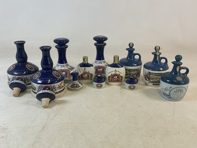 Lot 303 - RUM; a selection of commemorative Navy rum,...