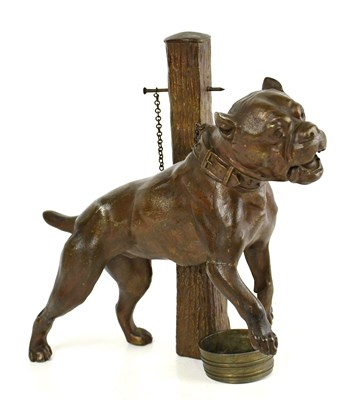 Lot 306 - A circa 1900 bronzed spelter figure of a...