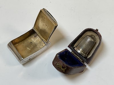 Lot 470 - COX & BETTRIDGE; a small George III hallmarked...