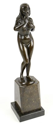 Lot 303 - H. S. MCHEN; an Art Deco bronze figure of a...