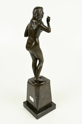 Lot 303 - H. S. MCHEN; an Art Deco bronze figure of a...