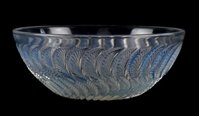 Lot 115 - RENE LALIQUE (1860-1945); an opalescent glass...