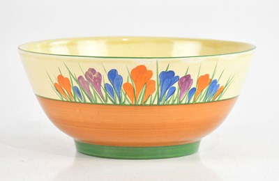 Lot 121 - CLARICE CLIFF; a hand-painted bowl in the...