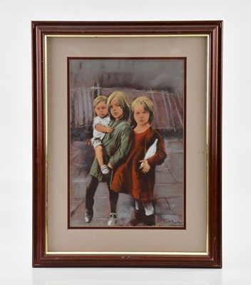 Lot 105 - MARC GRIMSHAW (b. 1957); pastel, three...