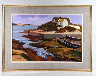 Lot 131 - DONALD MACINTYRE (1923-2009); oil on board,...