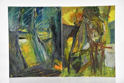 Lot 239 - MARY GASKELL (MAJOR); two oils on board,...
