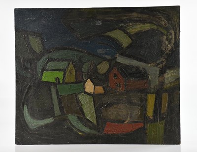 Lot 212 - MARY GASKELL (MAJOR); oil on board, buildings...