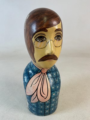 Lot 347 - DODO DESIGNS; an unusual painted papier-mâché...