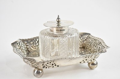 Lot 318 - AITKIN BROS; a late Victorian hallmarked...