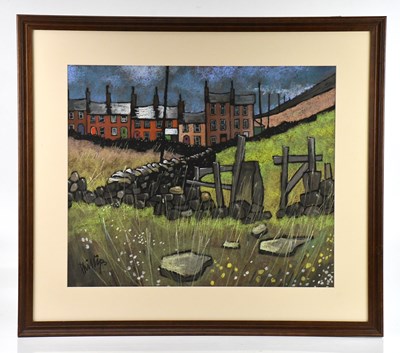 Lot 96 - BRIAN PHILLIPS (b. 1939); pastel, 'Jethro's...