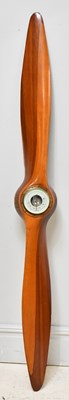 Lot 1196 - A Gipsy Major wooden propeller, with inset...