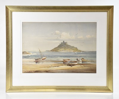 Lot 1046 - HAROLD GRESLEY; watercolour, 'St Michael's...
