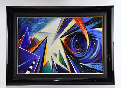 Lot 168 - DAVID WILDE (1913-1978); oil on board, 'Eye of...