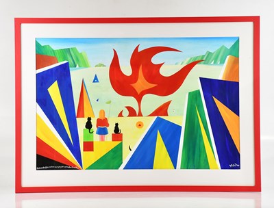 Lot 196 - DAVID WILDE (1913-1978); oil on board, 'Alice,...