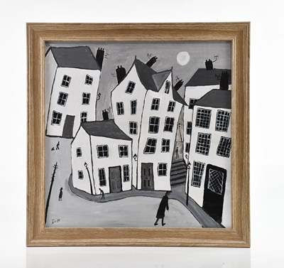 Lot 213 - VINCENT DOTT; oil on board, 'Wonky World II',...
