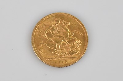 Lot 590 - A George V full sovereign, 1913