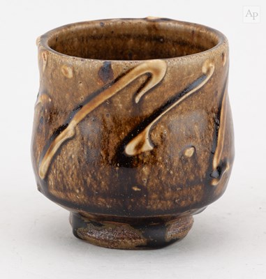 Lot 701 - TAKESHI YASUDA (born 1943); a stoneware yunomi...
