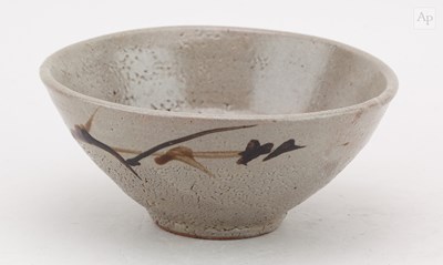 Lot 654 - SHOJI HAMADA (1894-1978); a conical stoneware...