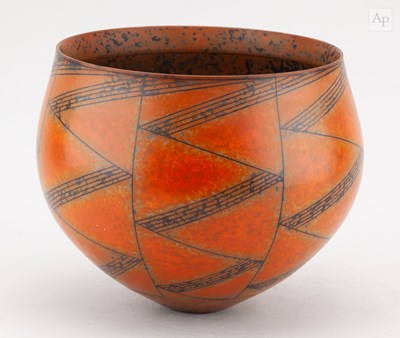 Lot 297 - DUNCAN ROSS (born 1943); a large smoke fired...