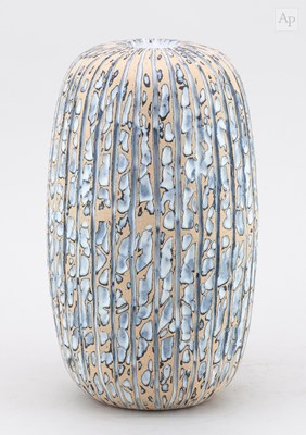 Lot 545 - PETER BEARD (born 1951); a stoneware vessel...