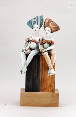 Lot 118 - SALLY MACDONELL (born 1971); an earthenware...