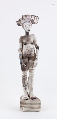 Lot 115 - SALLY MACDONELL (born 1971); a smoke fired...