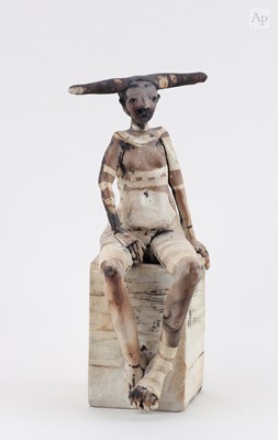 Lot 113 - SALLY MACDONELL (born 1971); a smoke fired...